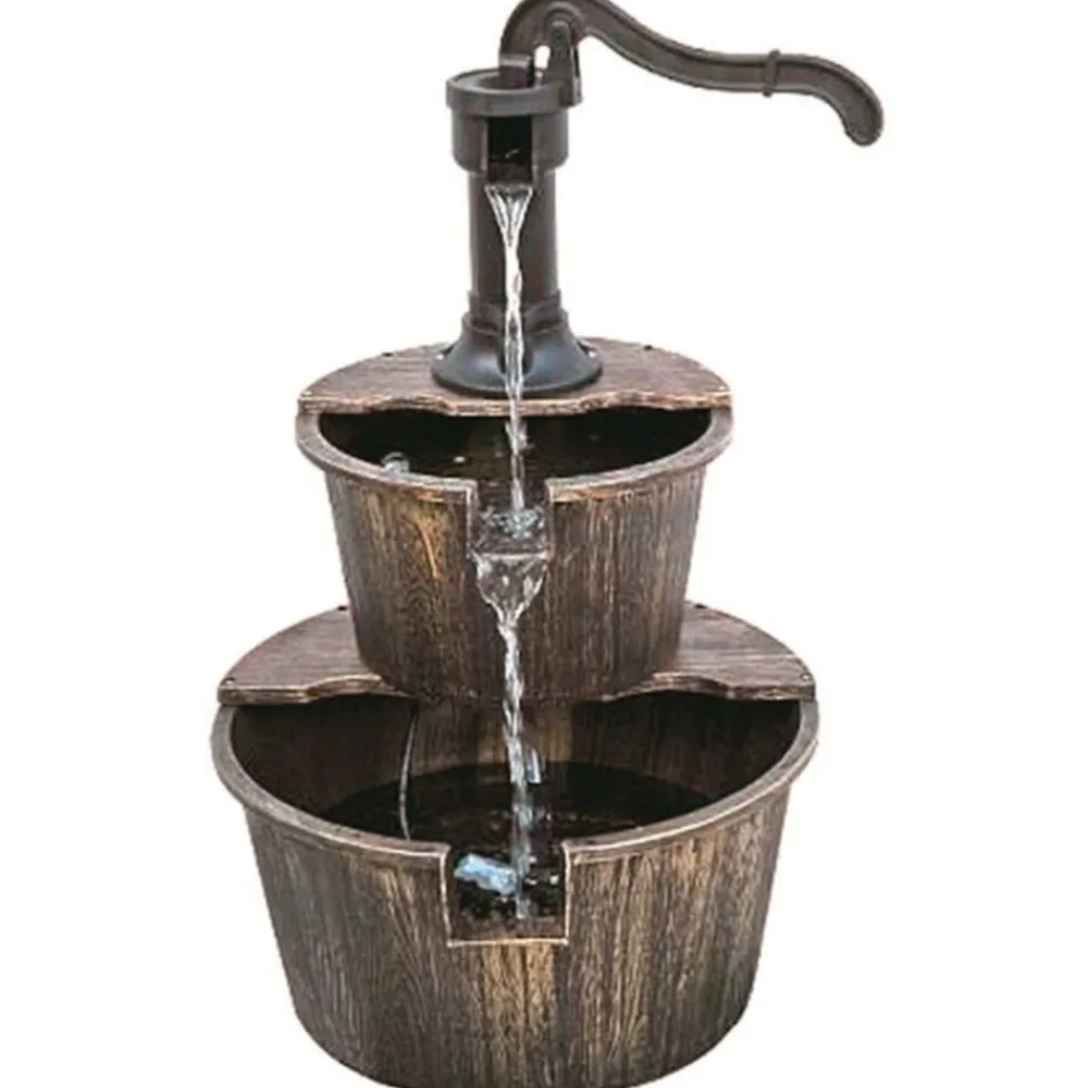 Online Garden Pleasure Brunnen THALASSO in Holzoptik
