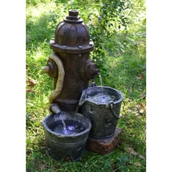 New Garden Pleasure Garten-Brunnen HERMES in Stein-Optik