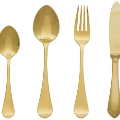 Outlet GreenGate Dinner Besteck Set Curved 4-teilig