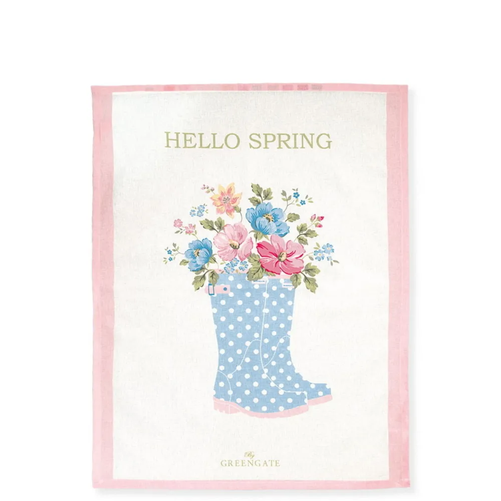 Discount GreenGate Geschirrtuch Pieceprinted Josefina Summer White