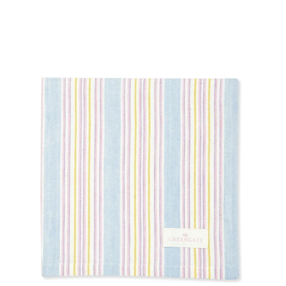 Discount GreenGate Stoffserviette Nera pale blue