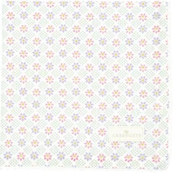 New GreenGate Stoffserviette mit Spitze Sybille White