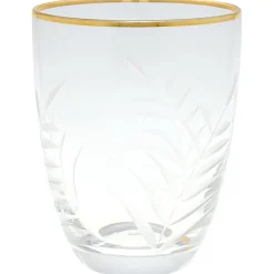Best GreenGate Wasserglas Cutting mit Goldrand