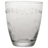 Outlet GreenGate Wasserglas klar mit Schliff