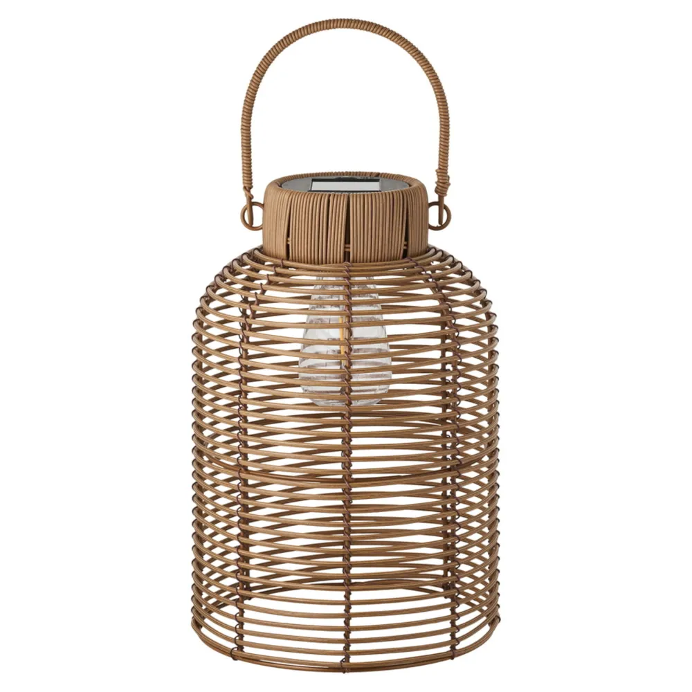 New House Nordic Brentford Garten Lampe mit Solar, Polyrattan