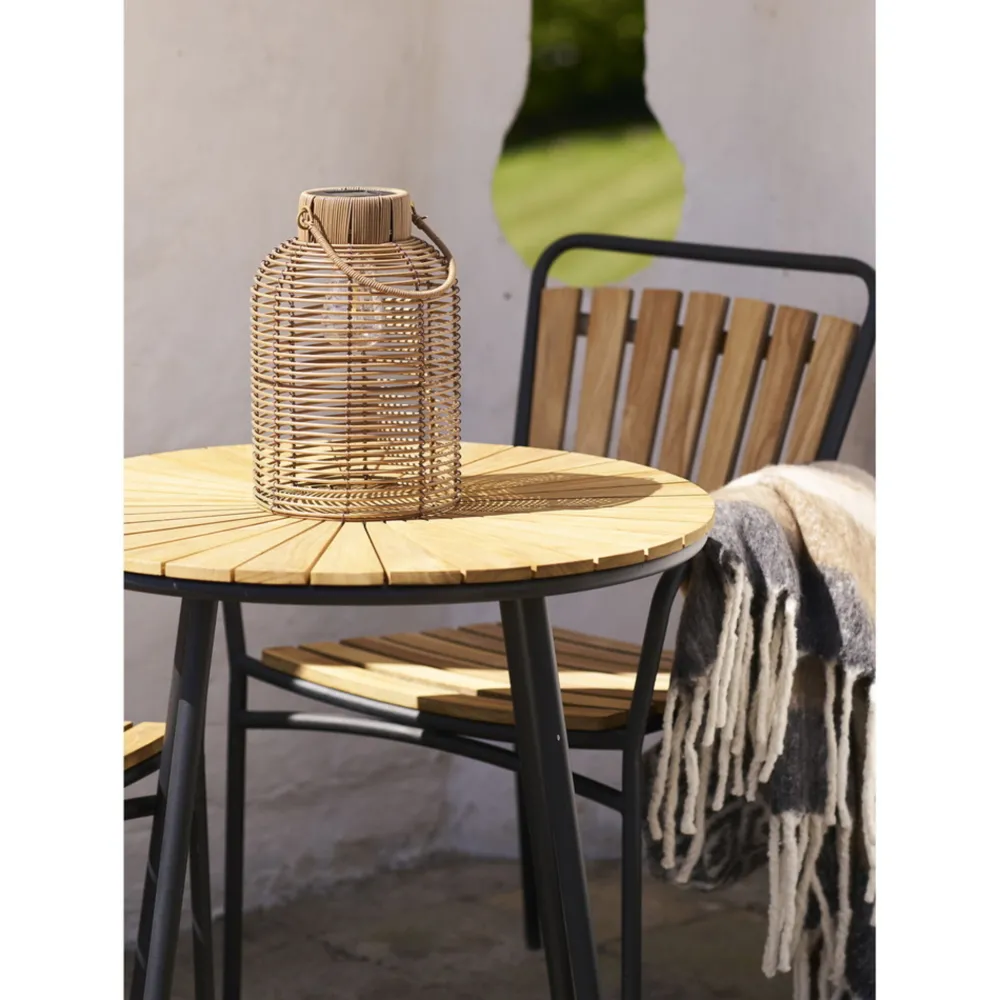 New House Nordic Brentford Garten Lampe mit Solar, Polyrattan