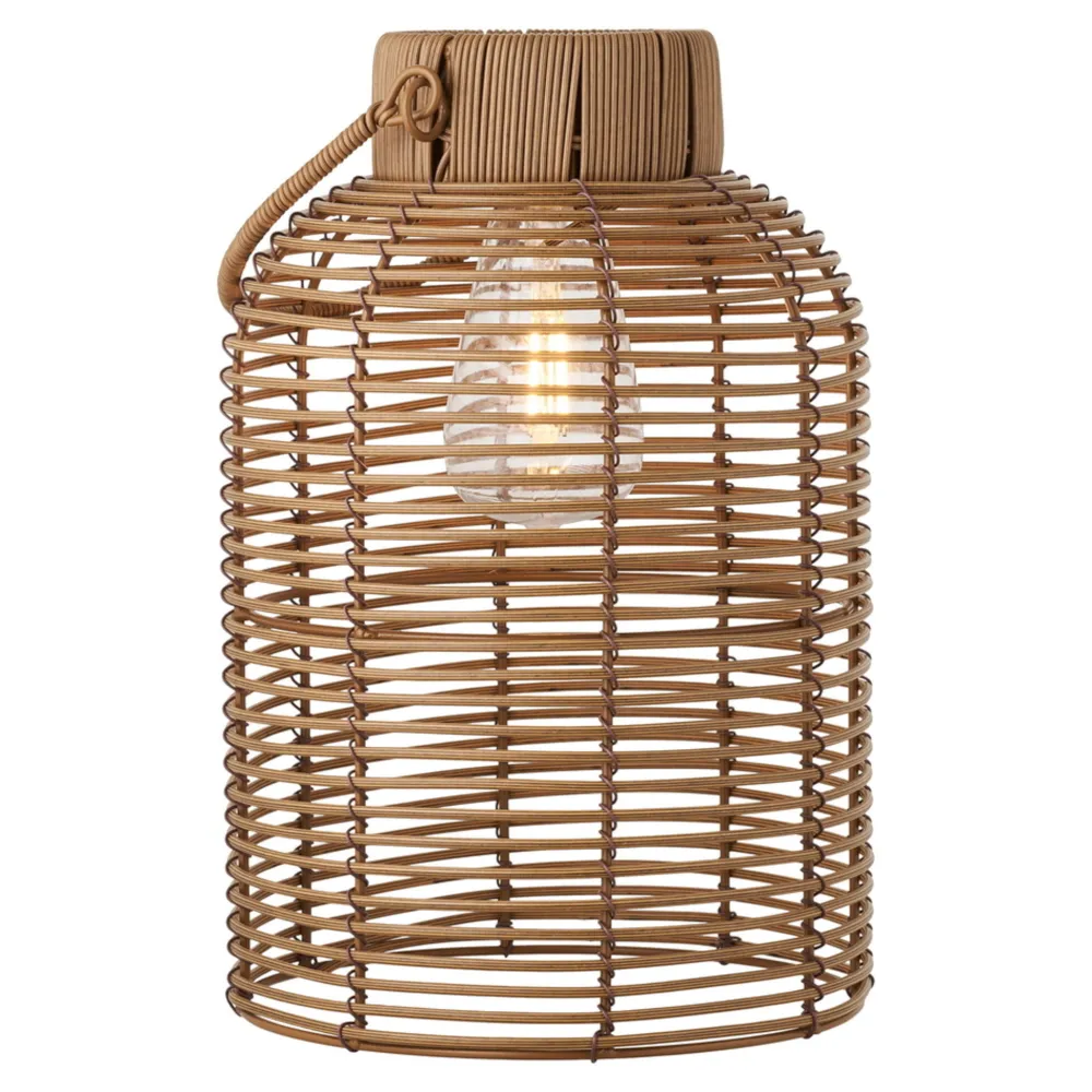 New House Nordic Brentford Garten Lampe mit Solar, Polyrattan