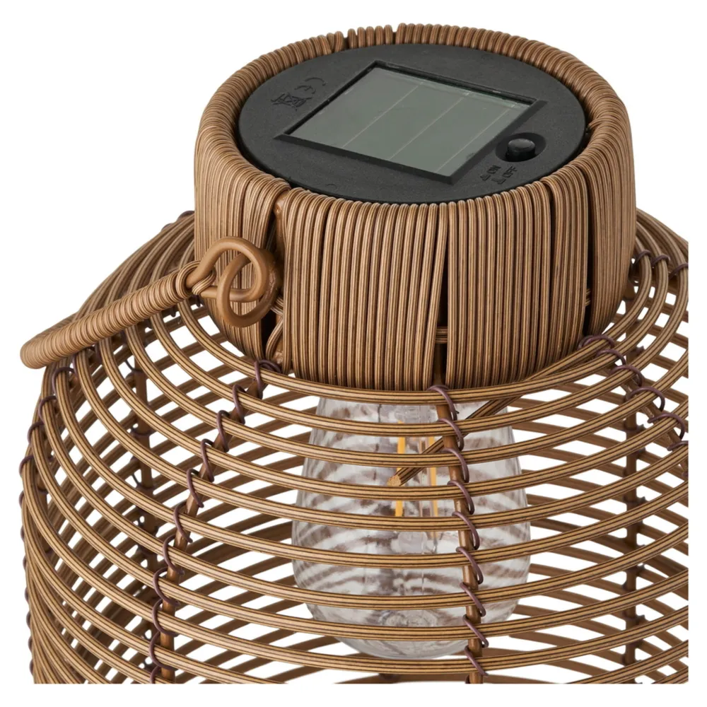 New House Nordic Brentford Garten Lampe mit Solar, Polyrattan