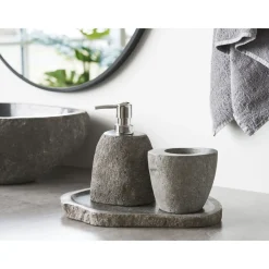 Outlet House Nordic Gara Bad Becher, Zahnputzbecher aus Stein