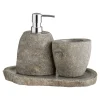 Discount House Nordic Gara Badezimmer Waschbecken Set, Seifenspender, Becher