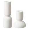 Discount House Nordic Kerzenhalter im 2er Set Limestone
