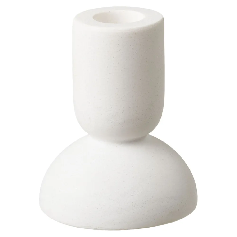Discount House Nordic Kerzenhalter im 2er Set Limestone