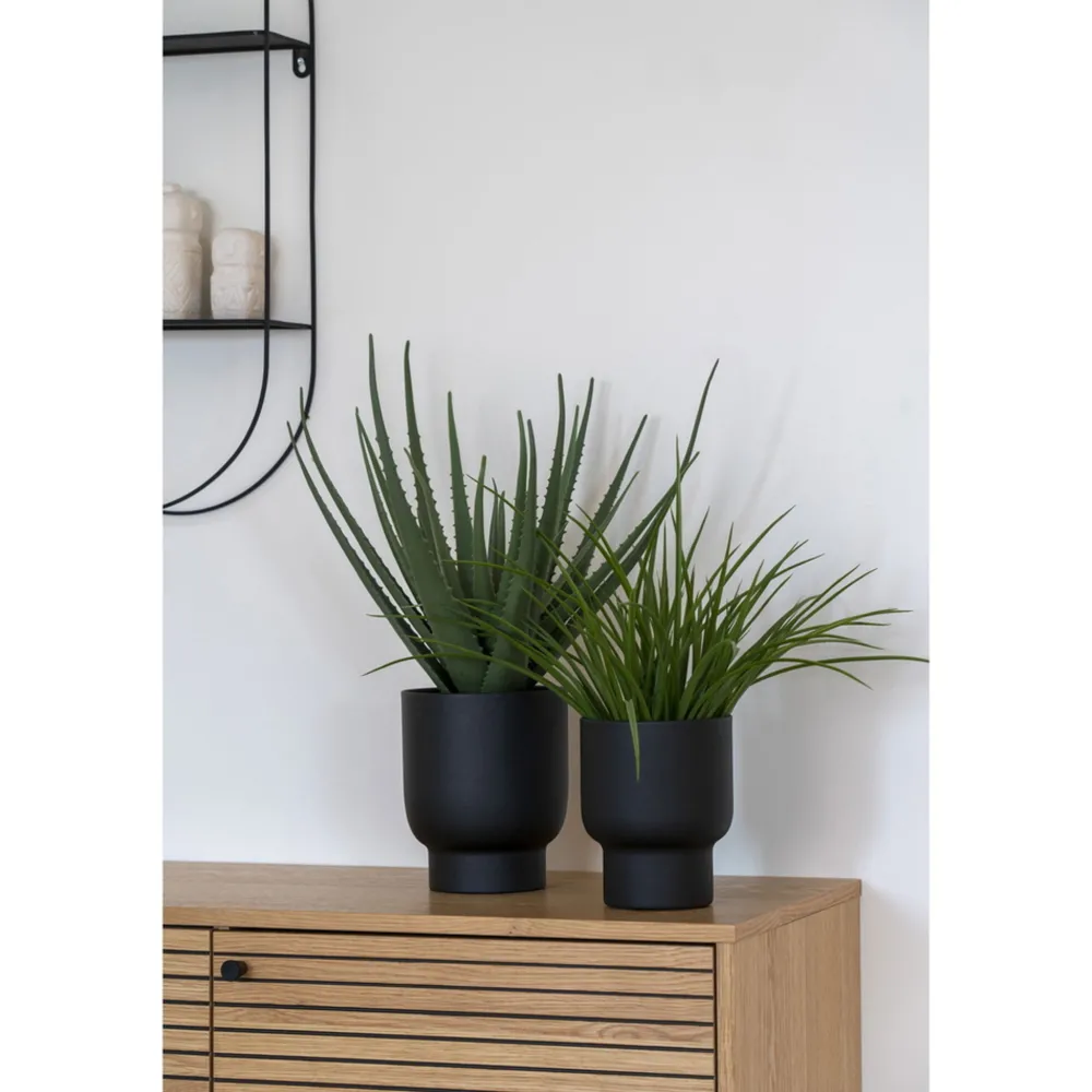 Online House Nordic Künstliches Gras im Topf, Kunstpflanze