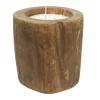 Online HSM Collection Baumstammkerze Teakholz