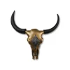 Online HSM Collection Büffelkopf Gold/Schwarz Metall
