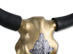 Online HSM Collection Büffelkopf Gold/Schwarz Metall