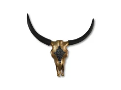 Online HSM Collection Büffelkopf Gold/Schwarz Metall
