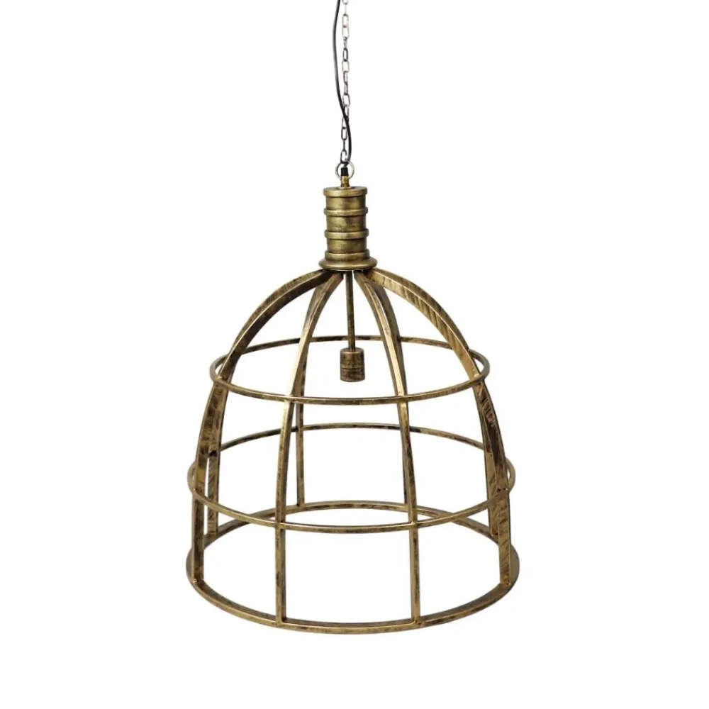 HSM Collection Hängelampe Gold Metall