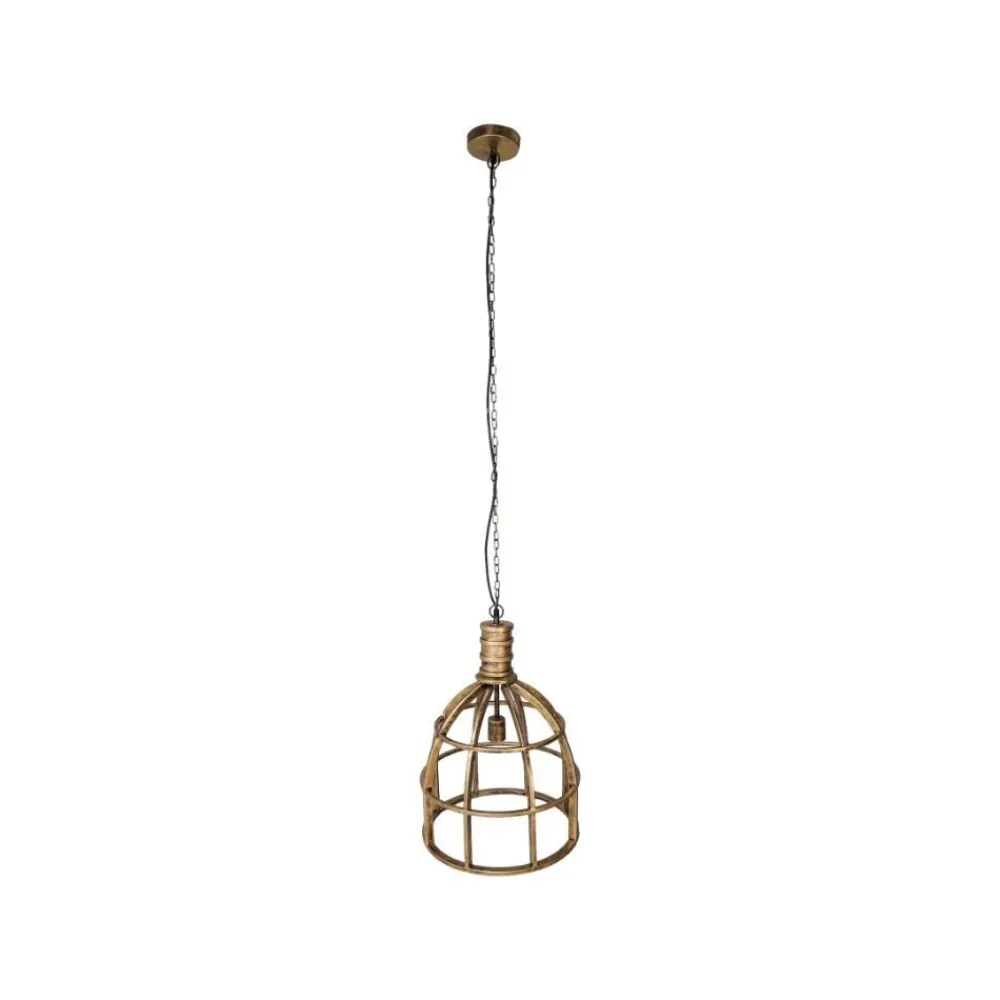 HSM Collection Hängelampe Gold Metall