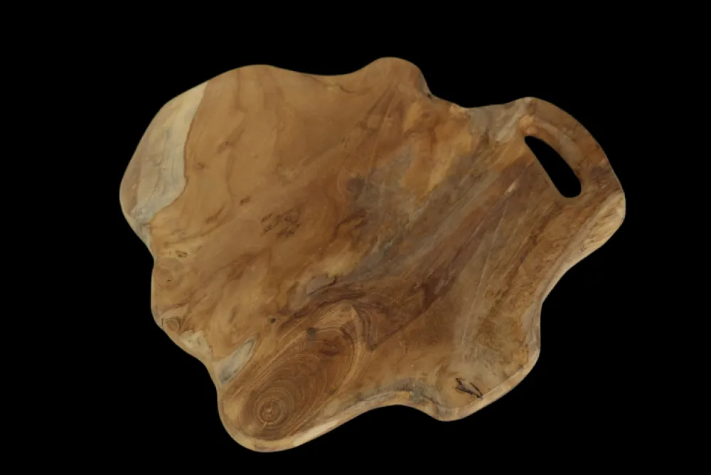 Sale HSM Collection Holztablett Teakholz natur