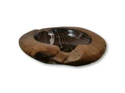Hot HSM Collection Obstschale Teakholz mit Epoxy