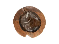 Hot HSM Collection Obstschale Teakholz mit Epoxy