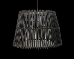 New HSM Collection Pendelleuchte Rattan Black Wash