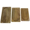 New HSM Collection Servierbretter Natural Mangoholz 3er-Set