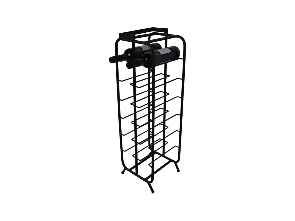 Online HSM Collection Stehendes Weinregal aus Metall