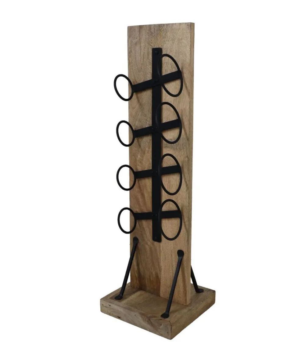 Clearance HSM Collection Stehendes Weinregal Holz Metall