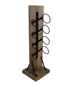Clearance HSM Collection Stehendes Weinregal Holz Metall