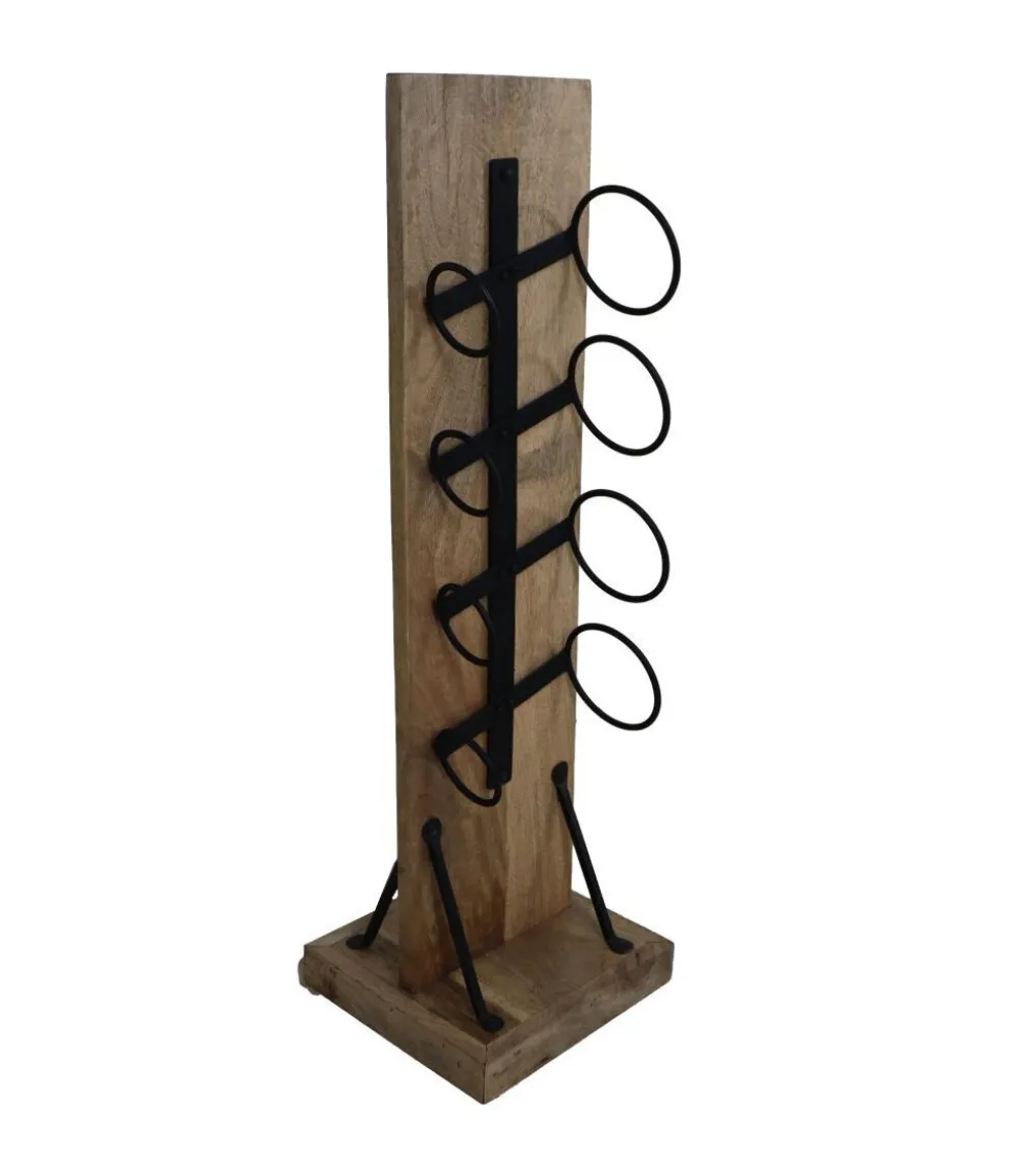 Clearance HSM Collection Stehendes Weinregal Holz Metall