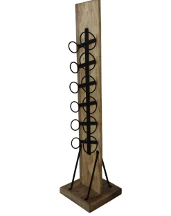 Clearance HSM Collection Stehendes Weinregal Holz Metall