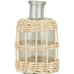 Discount IB Laursen Apothekerglas mit Rattangeflecht