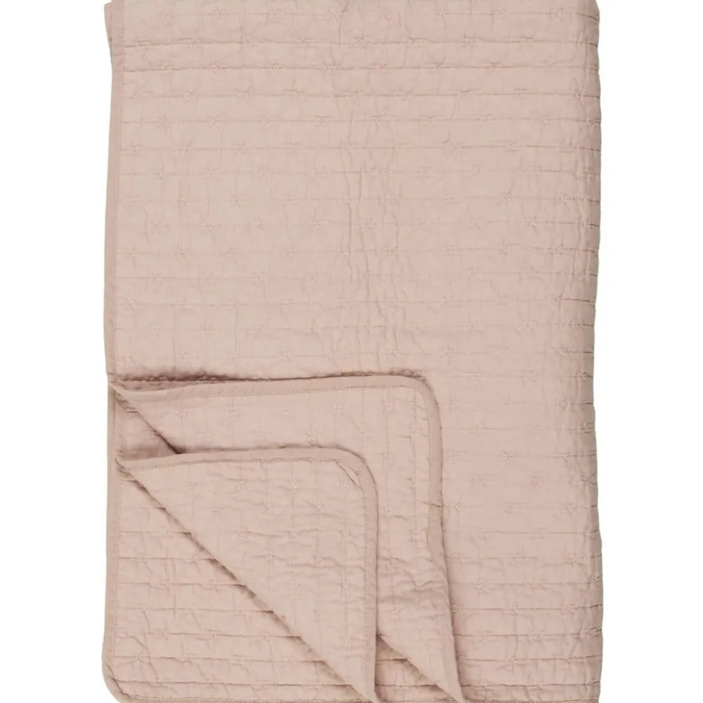 Clearance IB Laursen Baumwoll-Quilt mit Kreuzstichen