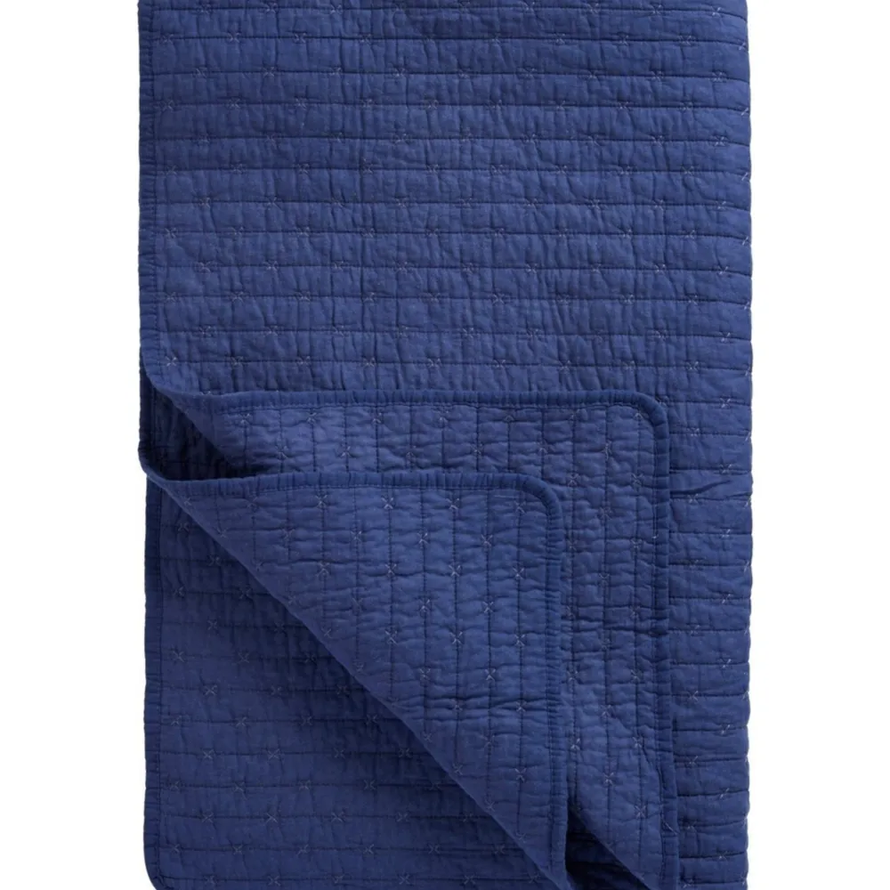 Clearance IB Laursen Baumwoll-Quilt mit Kreuzstichen