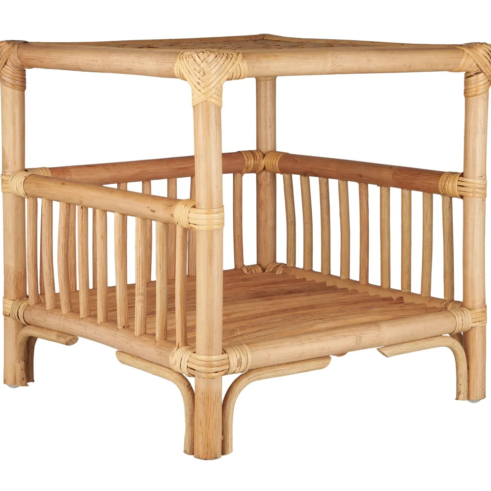 Discount IB Laursen Beistelltisch Janet aus Rattan