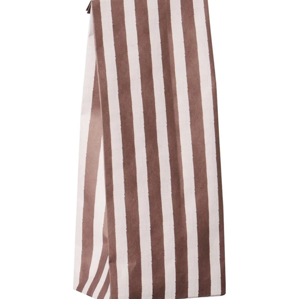 New IB Laursen Buntfalttüte mit Streifen Textil-Look