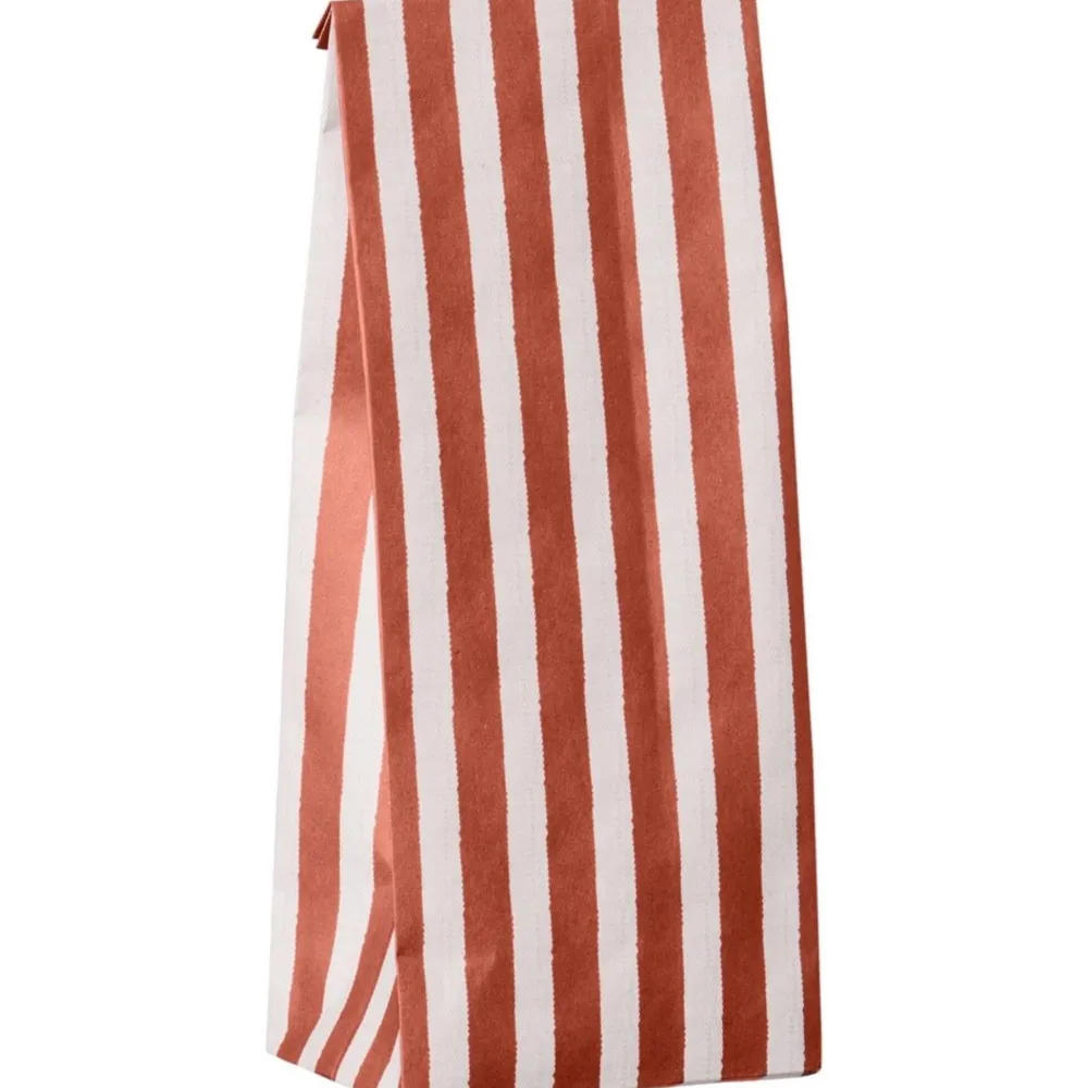 New IB Laursen Buntfalttüte mit Streifen Textil-Look