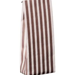 New IB Laursen Buntfalttüte mit Streifen Textil-Look