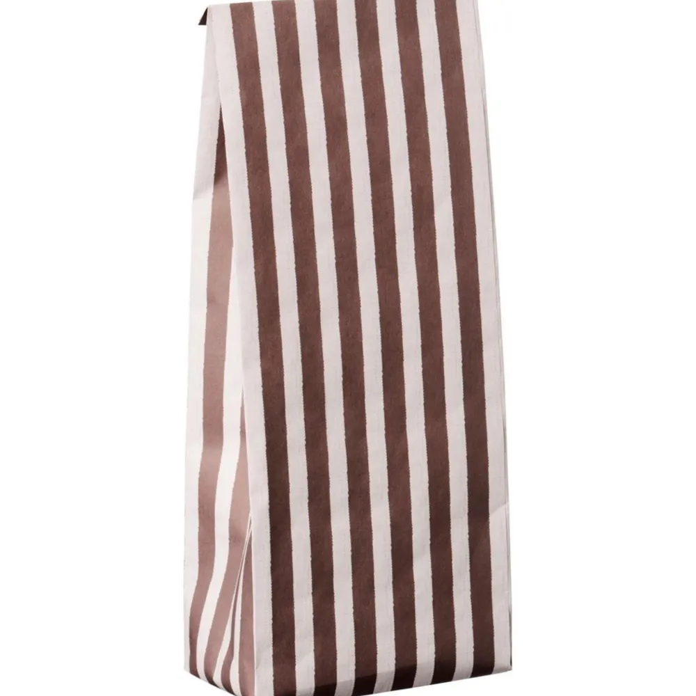 New IB Laursen Buntfalttüte mit Streifen Textil-Look