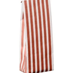 New IB Laursen Buntfalttüte mit Streifen Textil-Look