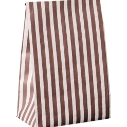 New IB Laursen Buntfalttüte mit Streifen Textil-Look