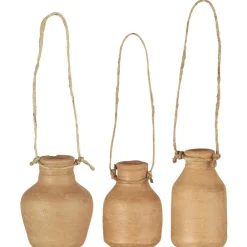New IB Laursen Deko Flasche mit Schnur 3er Set UNIKA