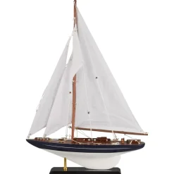 Online IB Laursen Deko Segelschiff mit leinenfarbigen Segeln