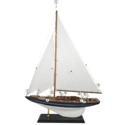 Online IB Laursen Deko Segelschiff mit leinenfarbigen Segeln