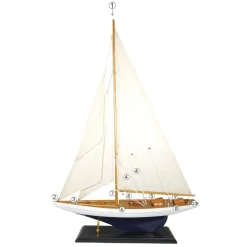 Online IB Laursen Deko Segelschiff mit leinenfarbigen Segeln