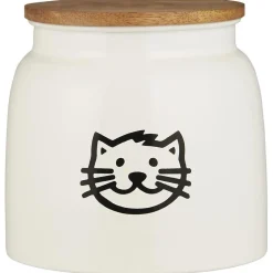 Hot IB Laursen Dose für Katzenfutter mit Holzdeckel