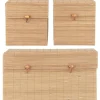 Discount IB Laursen 3er Schachtelsatz mit Bambusdeckel
