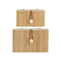 Discount IB Laursen 2er Set Schachtel mit Bambusdeckel